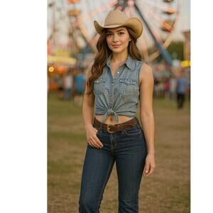 Aeropostale Slim Straight Dark Wash 5Pocket Bootcut Jeans 100% Cotton Size 30/34